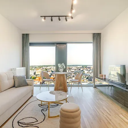 Global View 22th Floor Premium By Bookinghost * Katowice